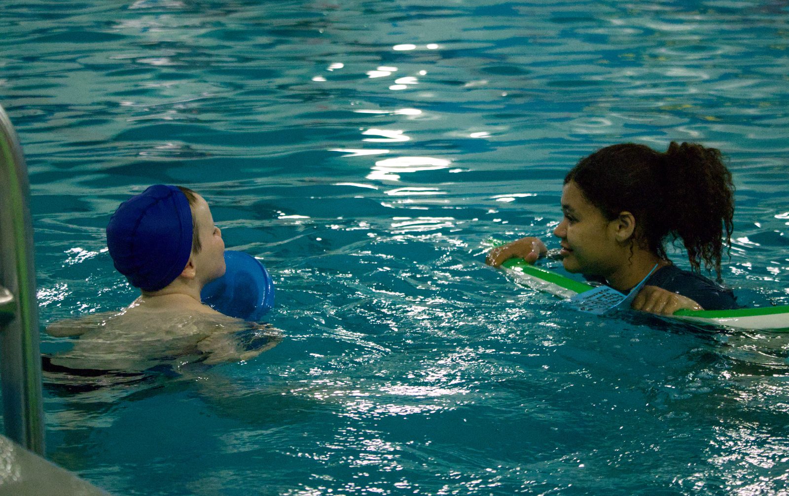 Cours de natation nageur
